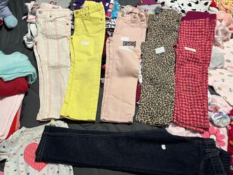 Girl  size 3-4 pants $2, $3 & $4 each.. H&M,  Children Place, etc