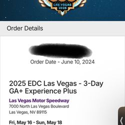 EDC Ticket