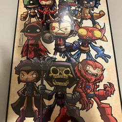 Masters Of The Universe Villains 11x17 Print