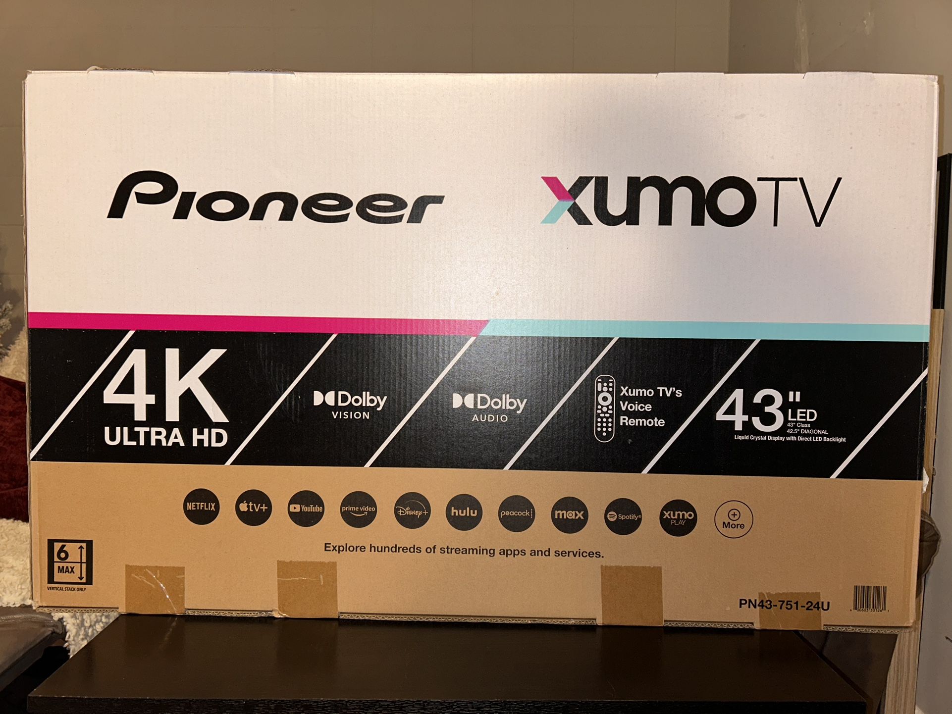 Pioneer 43" 4k TV