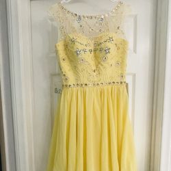Yellow Dress Short