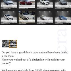CARS FOR SALE NO CREDIT CHECK FINANCE