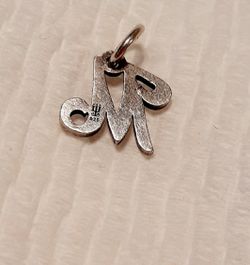 James Avery/ Small Initial M Charm