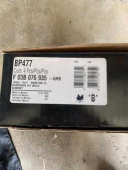 Bosch BP477 Brake pads