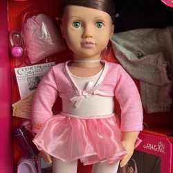 NEW- Our Generation Sydney Lee Ballerina 18” Doll