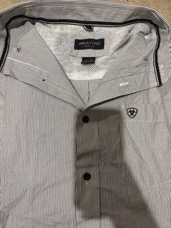 ARIAT MENS LONG SLEEVE COLLARED SHIRT • XL