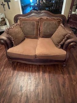 Loveseat and couch