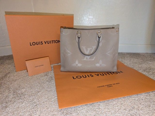 Louis Vuitton OnTheGo MM Tourterelle 