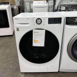  LG 24 in. W 2.4 cu. ft. SMART All-in-One Compact Front Load Washer & Ventless Dryer Combo