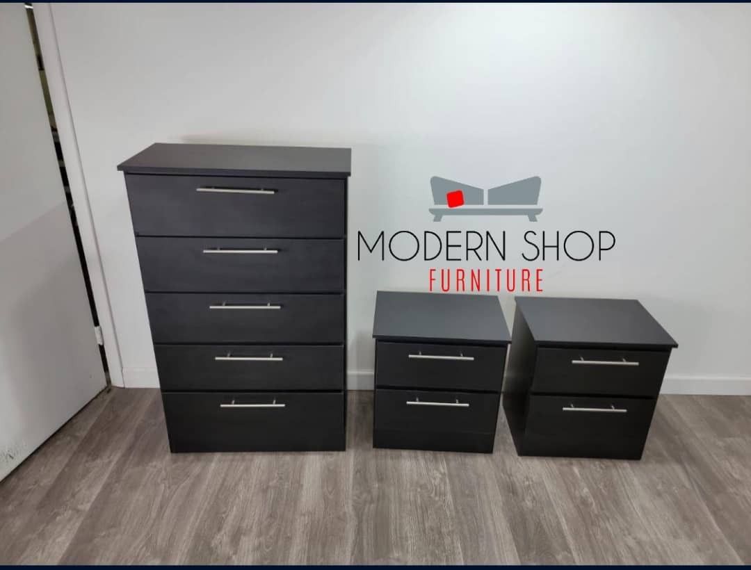 CHEST AND TWO NIGHSTANDS