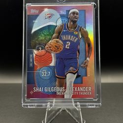 🔥 Shai Gilgeous-Alexander 2025-26 Topps Sole Ambition SSP (SA-9) – Ultra Rare Insert! 🔥