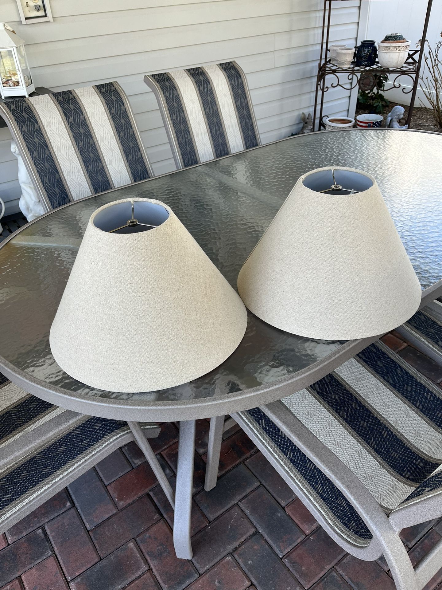 Pair Lamp Shades