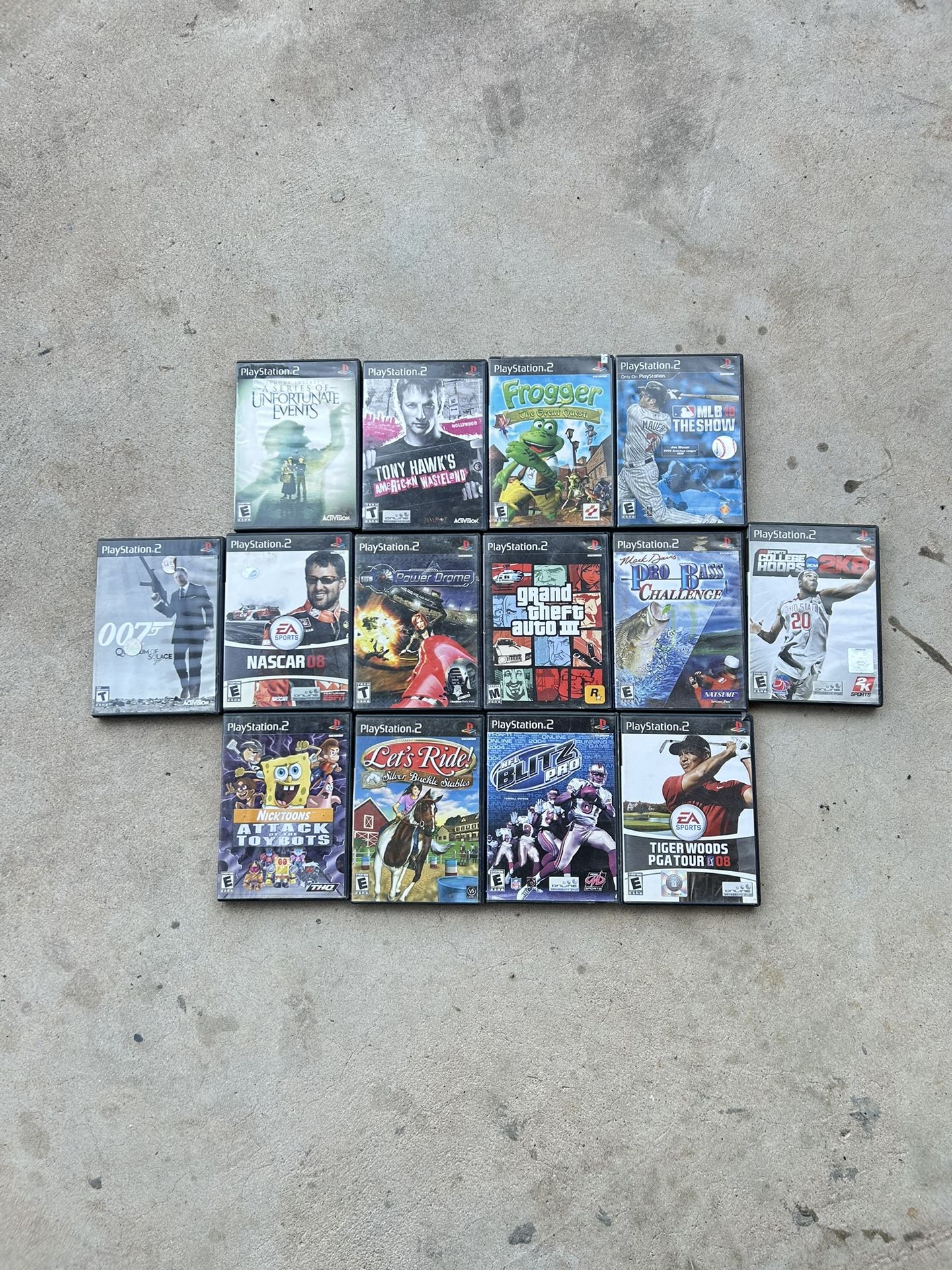 Lot of Random 14 PS2 Games 
