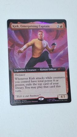 2026 SDCC MAGIC THE GATHERING  CAPTAIN KIRK PROMO  CARD STAR TREK LE