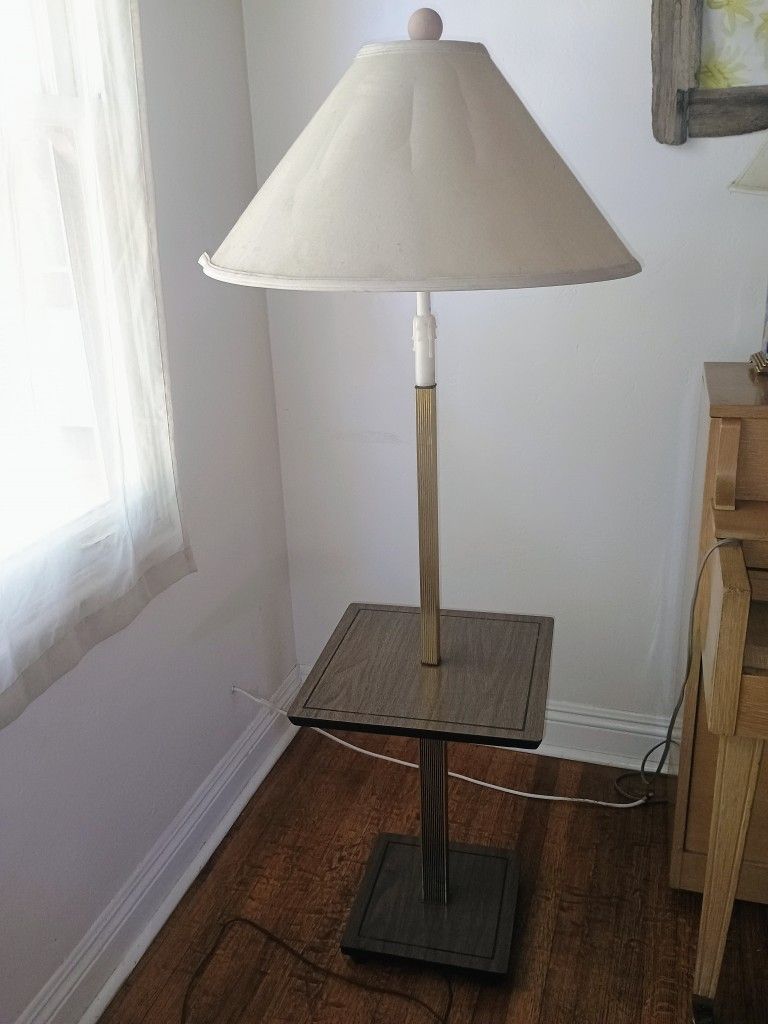 Vintage Mid Century Lamp Table
