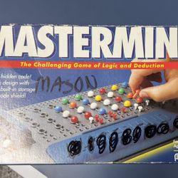 The Pressman Mastermind Board Game is a strategic game for ages 8 and up. With built-in storage tray and code shield, this complete game is designed f