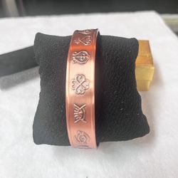 Brasalete De Cobre Presio Fijo 