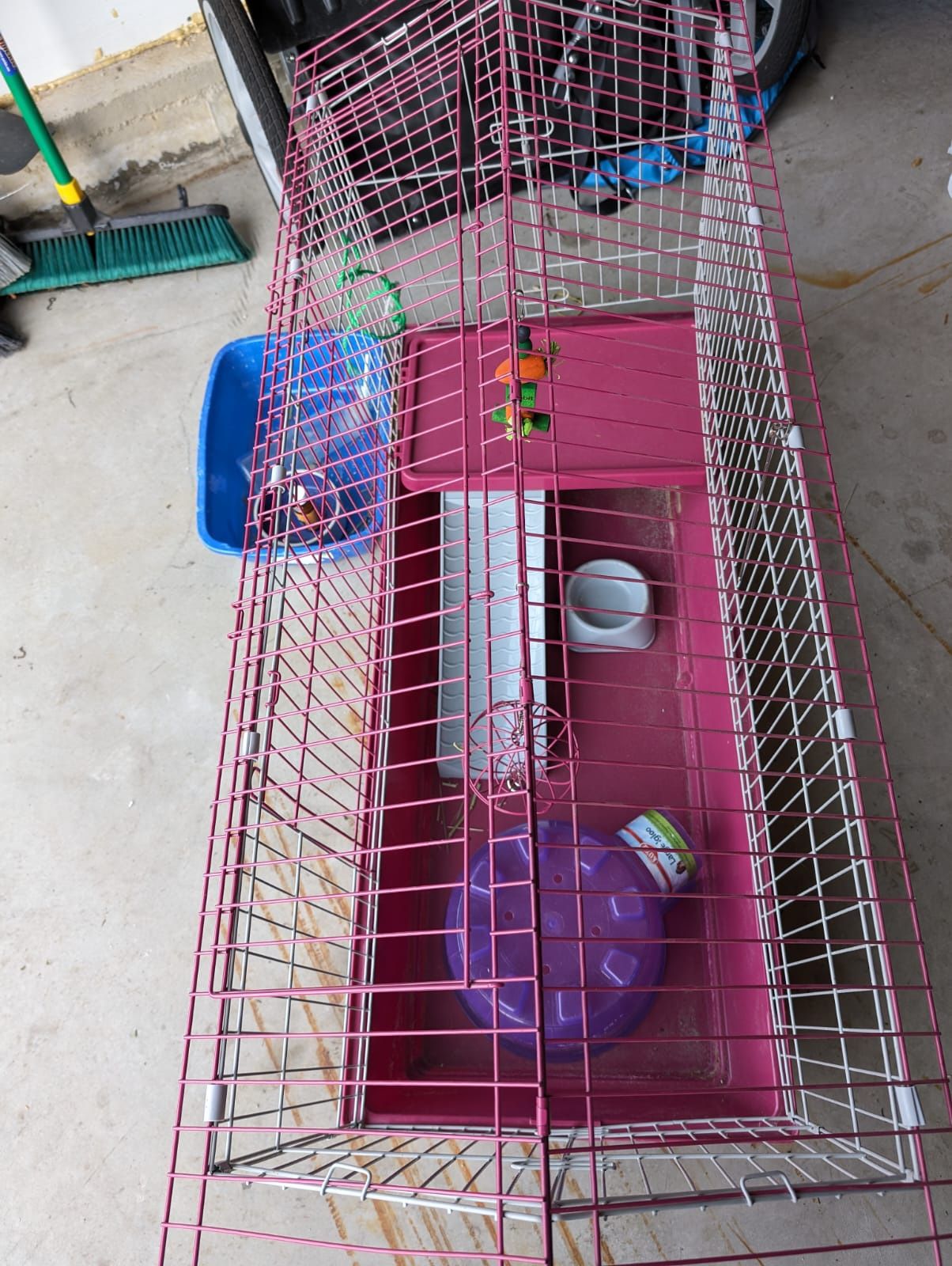 Bunny/Rabbits cage with supplies