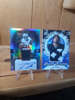 TRE TUCKER RAIDERS FOOTBALL CARD