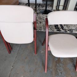 Brand New ☑️ 
💥Beautiful & Comfy Relaxation Folding Solid Wood Space Saver Conversation Chairs