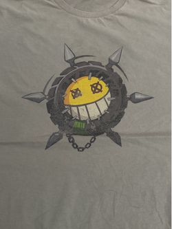 Junkrat Riptire Ult Logo, Spiked, Smiling Tire w/Chain Dangling 2XL