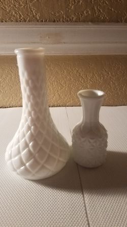 Mill glass bud vase