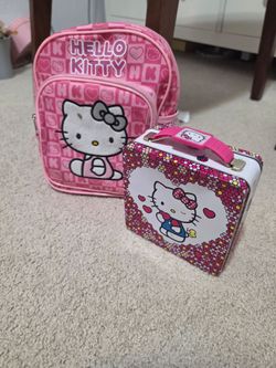 Mini HELLO Kitty backpack AND lunchbox