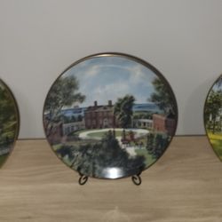 Gorham Fine China Southern Landmark Collector Plates