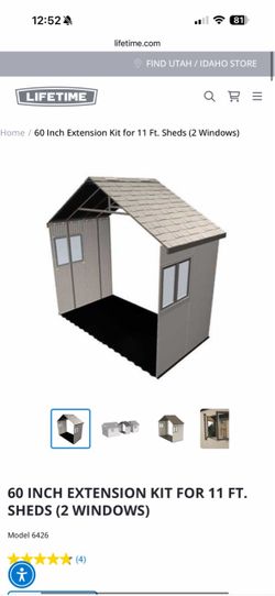 Lifetime Extension for 11ft Shed