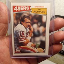 JOE MONTANA 1987 Card🔥