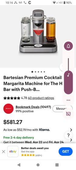 Brand New Never Been Used Or Opened Bartesian Cocktail Machine Retails For $581 Before Tax Selling For $250