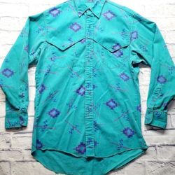 VINTAGE WRANGLER BRUSHPOPPER SHIRT 