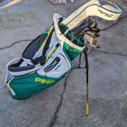 Ping G710 Iron Set Golf Clubs  and Cobra RAD Palm Tree Driver