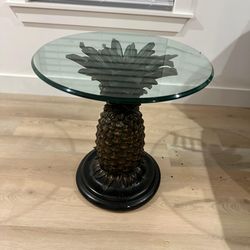 Glass Side Table