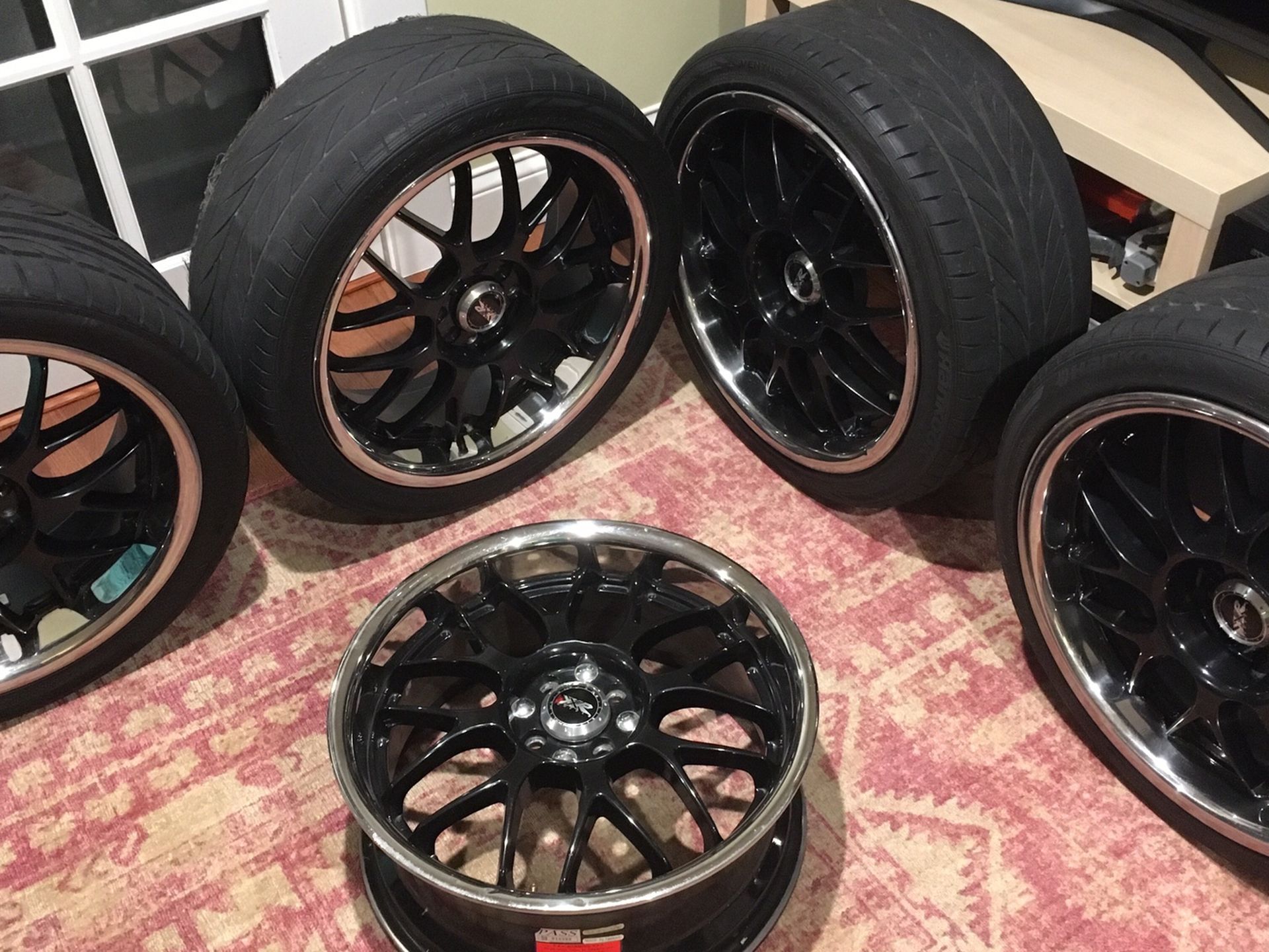 XXR 006 18 Inch Staggered Wheels With Spare Wheel