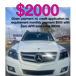 2010 Mercedes Glk No Credit Application No Requirements 