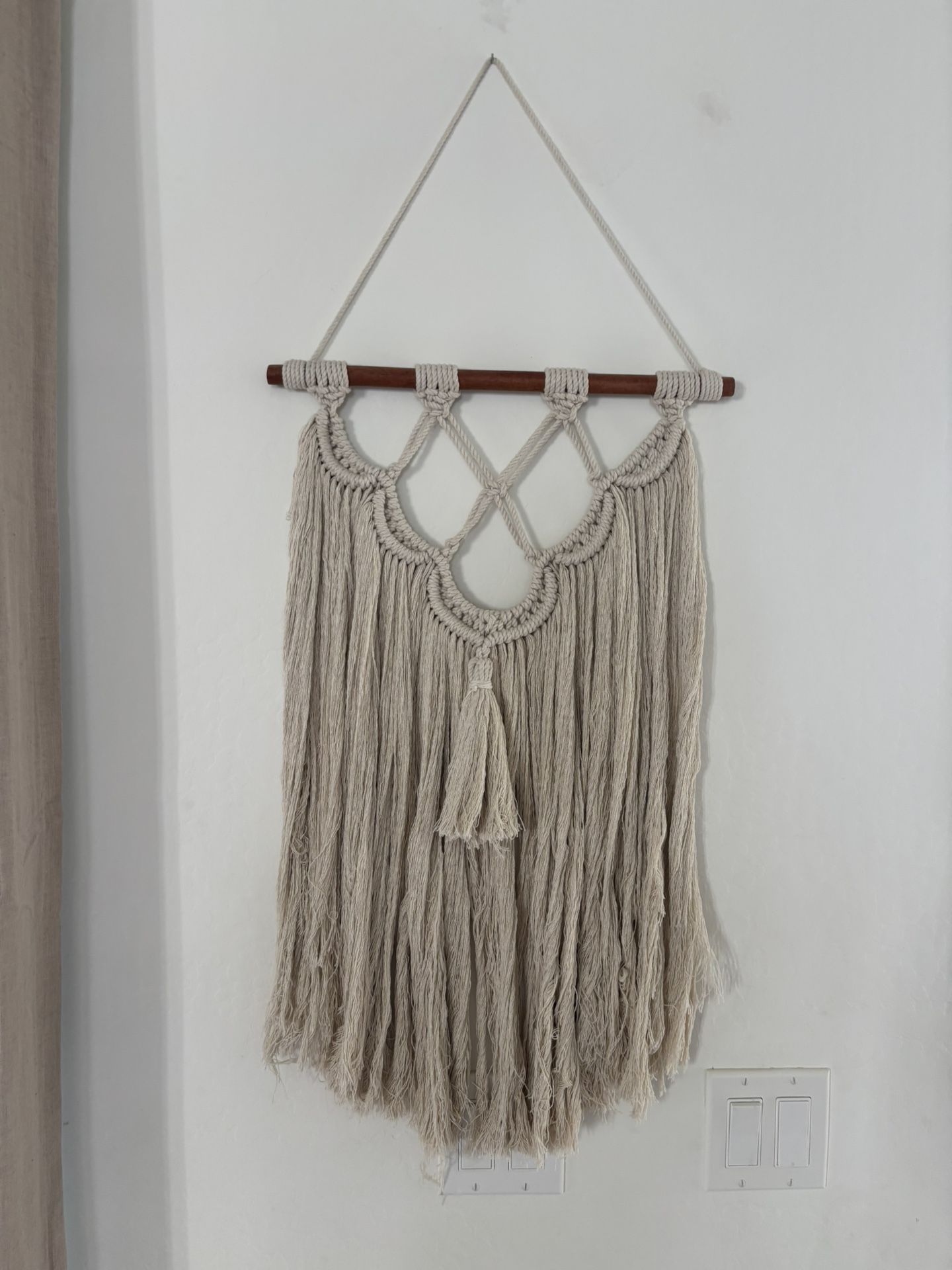 Crocheted Macrame Wall Hanging