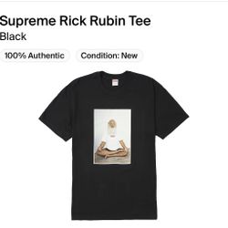 Supreme “Rick Rubin” Tees (Black)