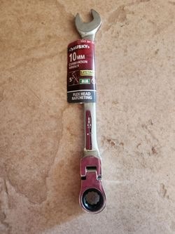 Husky 10mm ratcheting combination wrench