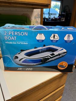 JR-200 2-Person Inflatable Boat Set