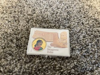 SACAGAWEA GOLDEN DOLLAR US MINT COMMEMORATIVE COIN with Color JAN 2000