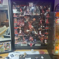 MICHAEL JORDAN FRAMED MEMRIBILA 