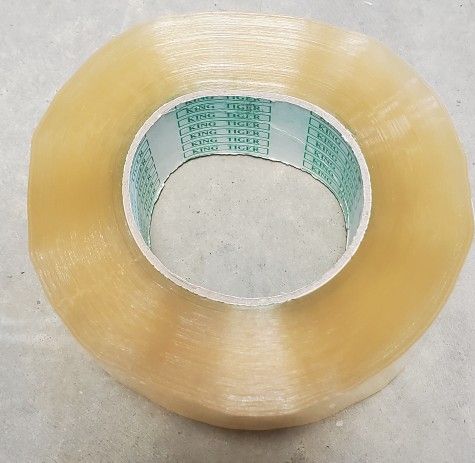 12 large rolls of clear packaging tape