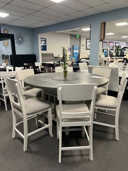 7PC Counter Height Dining Table Set
