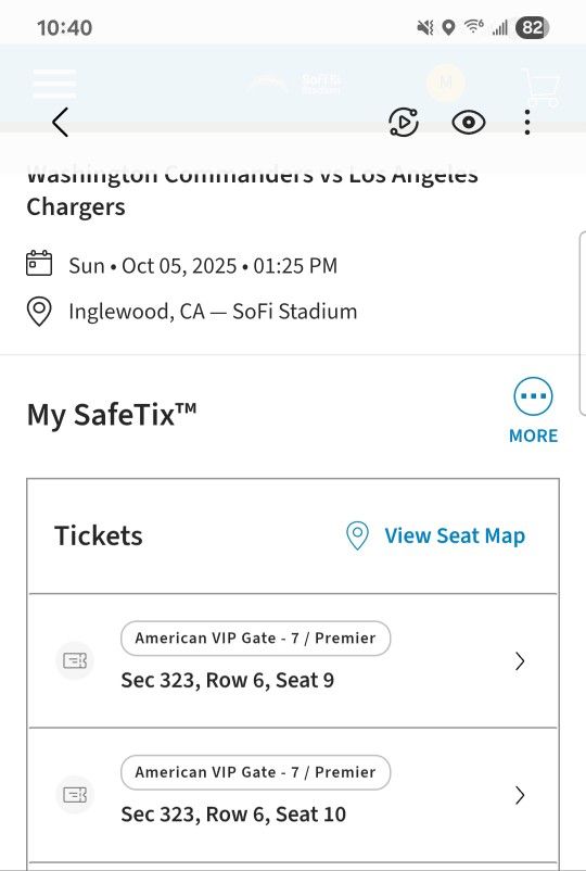 Chargers Vs Commanders Tickets