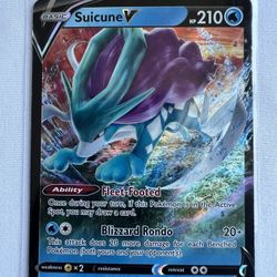 SUICUNE V-031/203-Ultra Rare NM, English POKEMON Sword & Shield - Evolving  Skies for Sale in Fontana, CA - OfferUp
