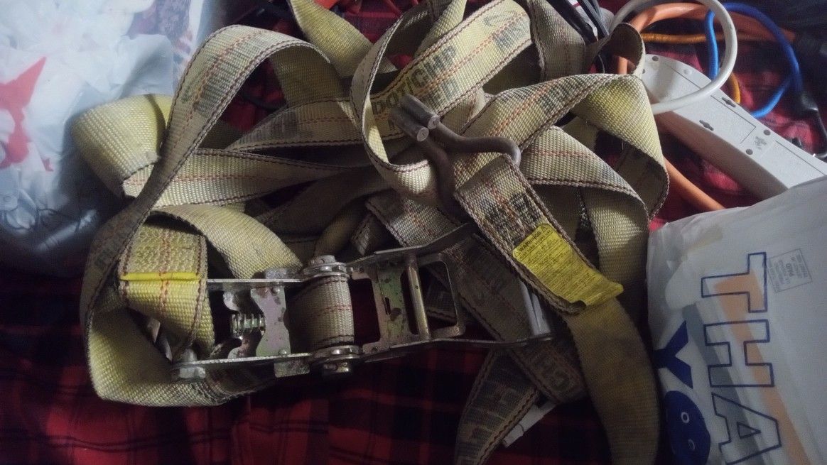 27' Heavy Duty Ratchet Tie Down Strap
