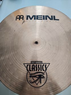 Meinl 20" Flat bell bronze cymbal
