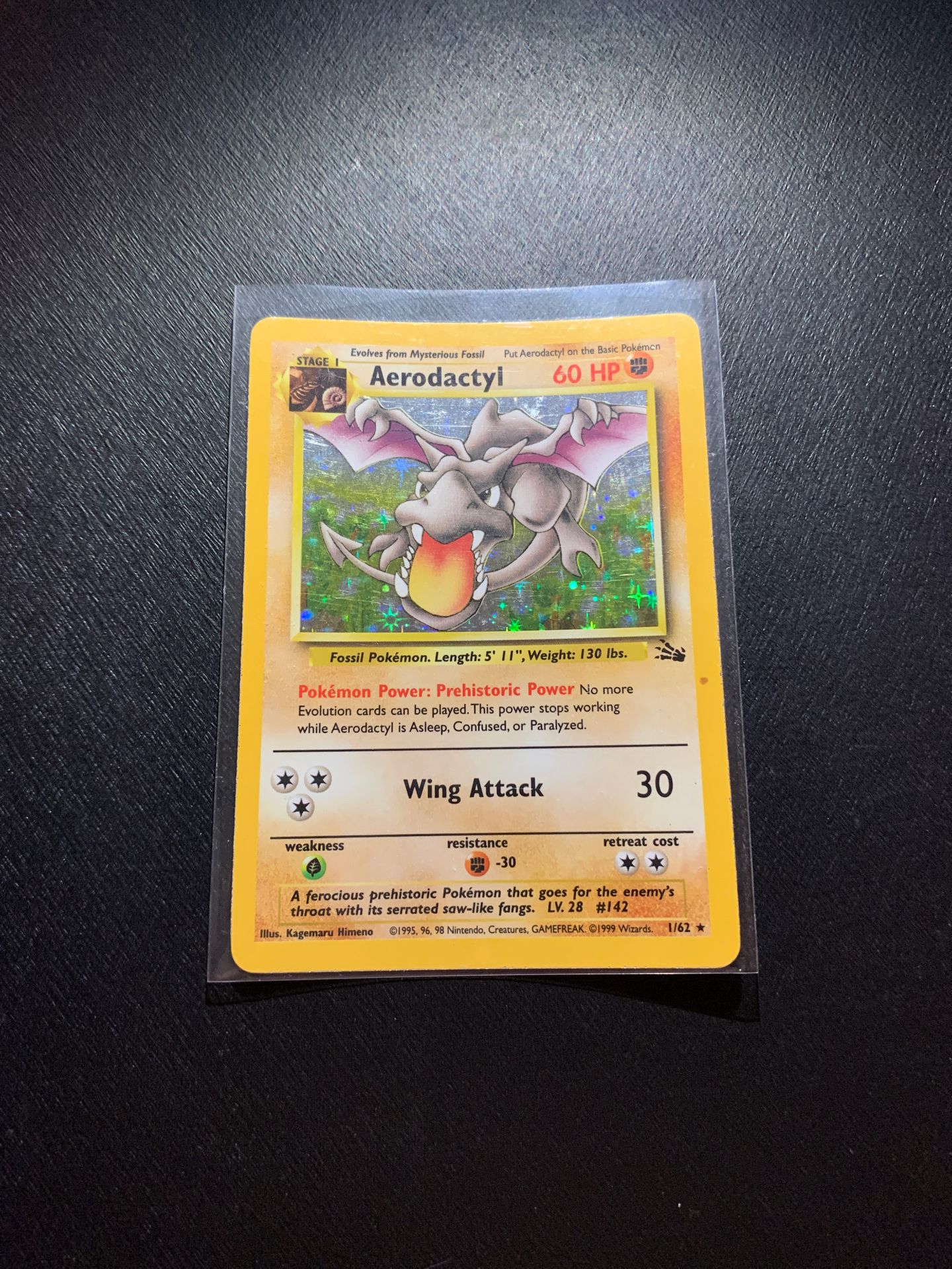 Pokemon Card Fossil Aerodactyl