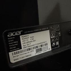 🖥️ Acer R240HY 23.8” Full HD Monitor – Like New!